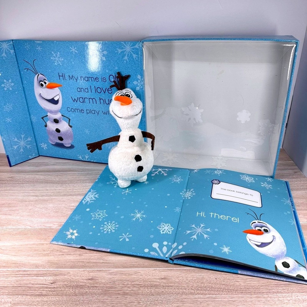 Disney Frozen Hide and Hug Olaf Plush Book Boxed Set Kevin Lewis‎ 2014